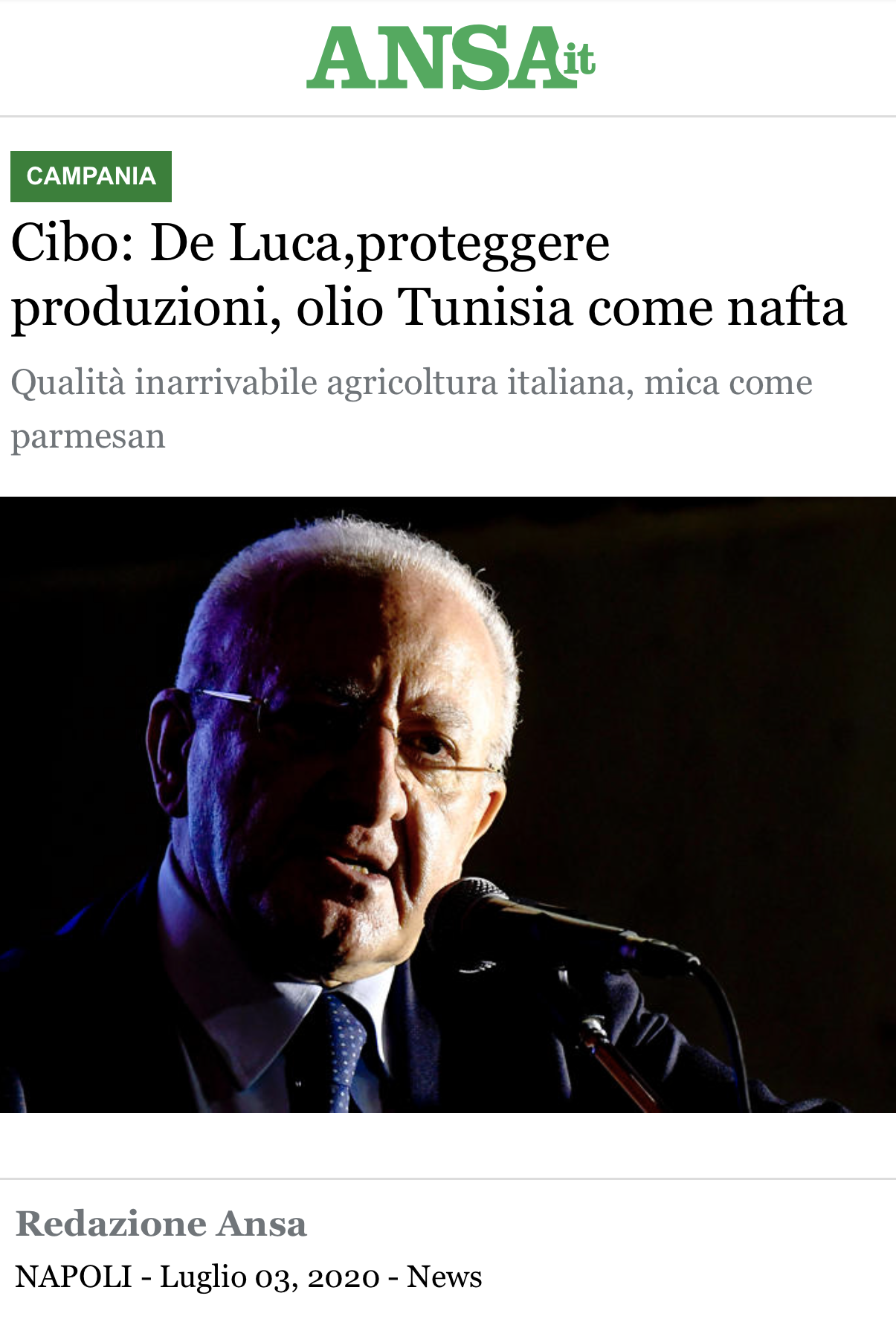 L Olio Tunisino Somiglia Alla Nafta Cresce In Italia L Onda Razzista