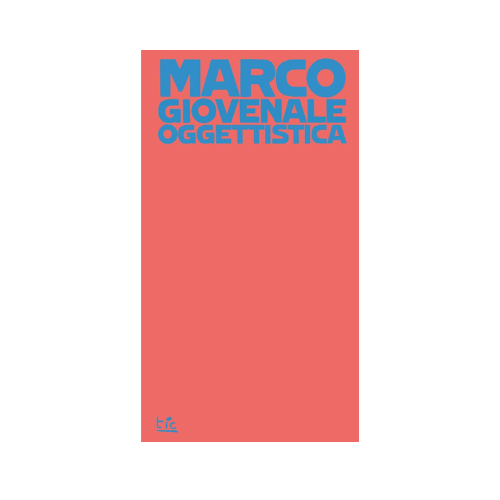 Marco Giovenale è uno dei più seri e concentrati autori della sua generazione